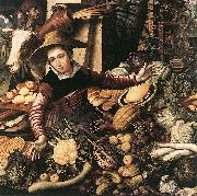 Market Woman with Vegetable Stall Pieter Aertsen